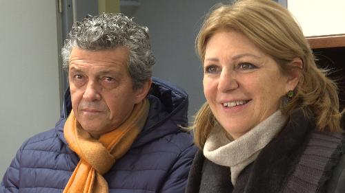 Francesco Martines (Sindaco Palmanova) e Maria Sandra Telesca (Assessore regionale Salute, Integrazione socio-sanitaria, Politiche sociali e Famiglia) visitano le sale del reparto dialisi del presidio ospedaliero - Palmanova 19/12/2017